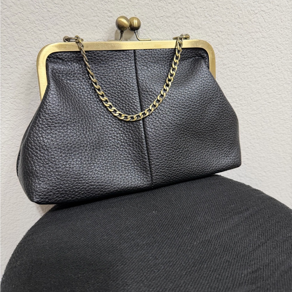 Vintage Black Clutch
